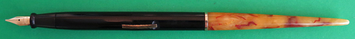 No name desk pen with onyx color/pattern taper
